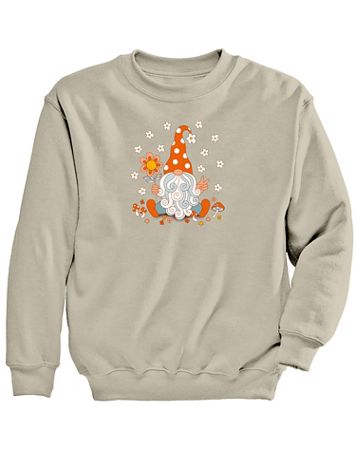 Peace Gnome Graphic Sweatshirt - Image 2 of 2