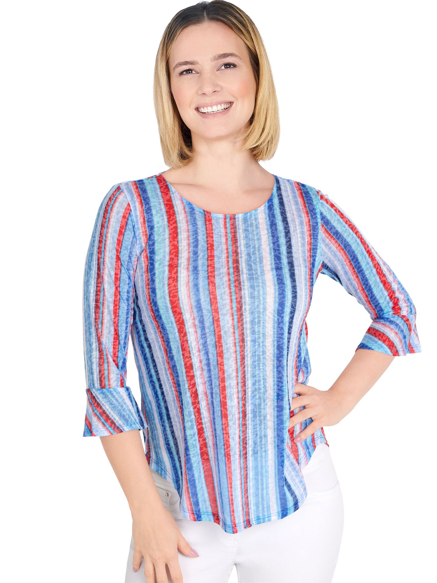 Ruby Rd® Candy Stripe Top