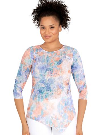 Ruby Rd® Shadow Floral Top - Image 3 of 3