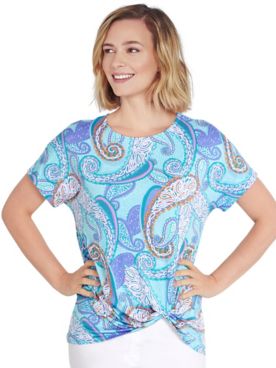 Ruby Rd® Puff Paisley Top