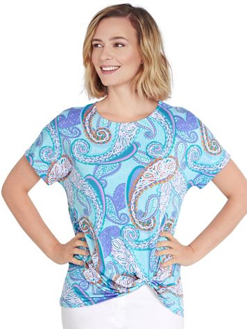 Ruby Rd® Puff Paisley Top - Image 2 of 2