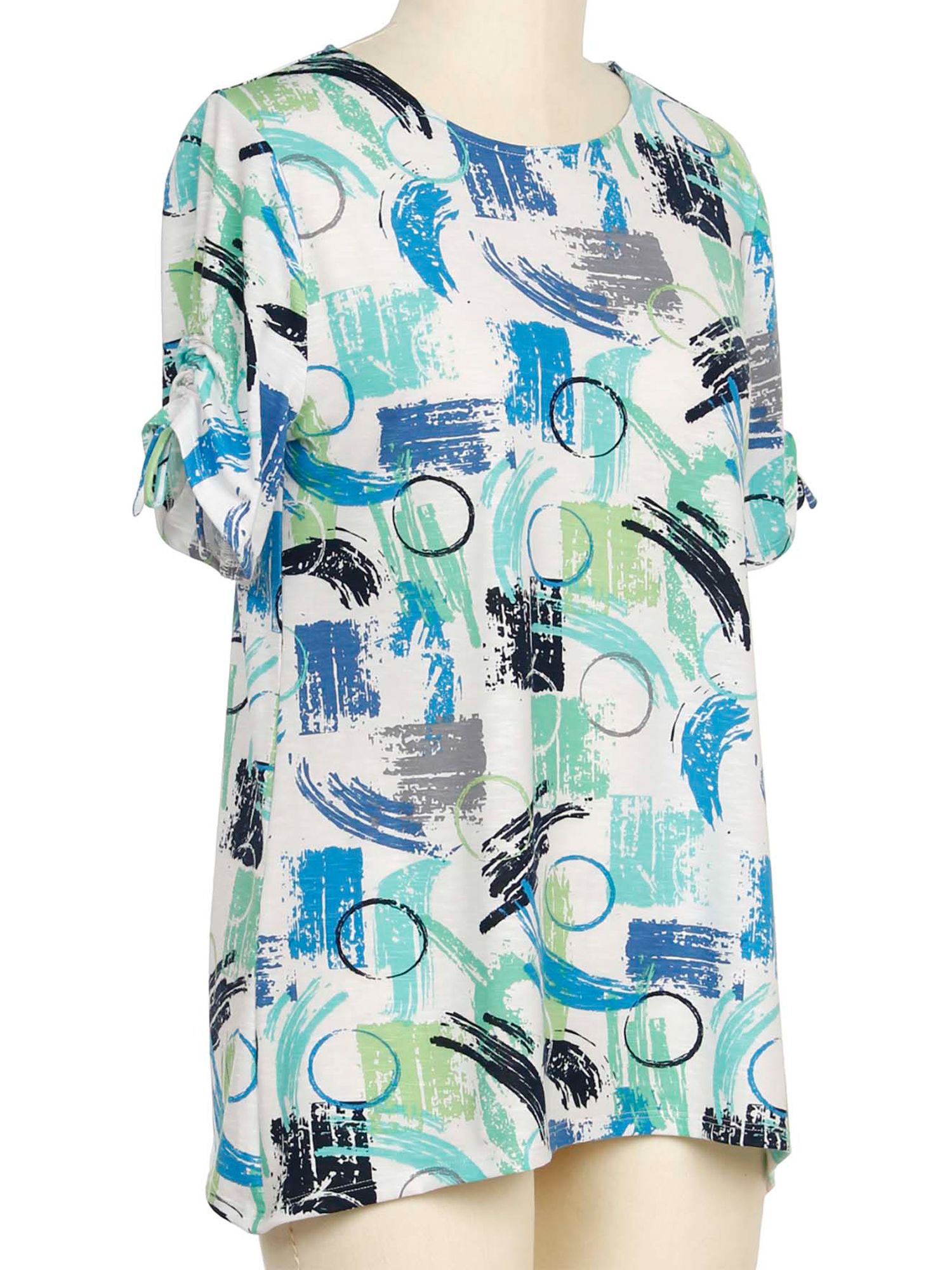 Southern Lady Mood Lifting Short Sleeve Print Top