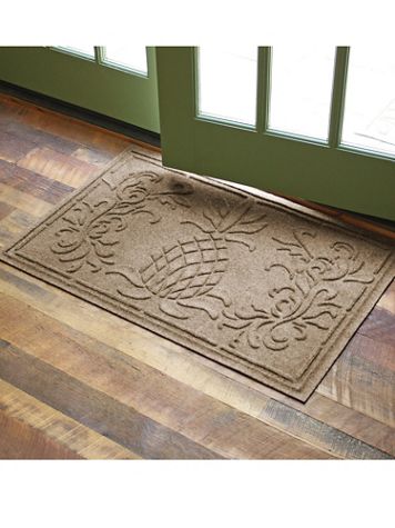 Aqua Shield Boca Pineapple Indoor Outdoor Door Mat - Image 1 of 11