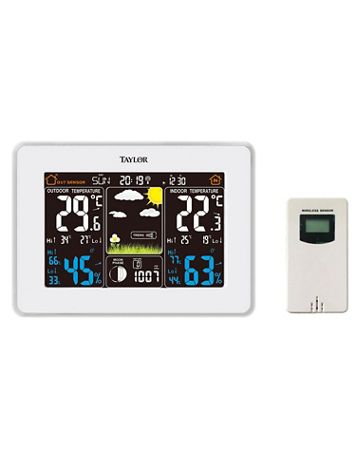Taylor WeatherGuide Deluxe Digital Weather Forecaster w/ Barometer  - Image 1 of 1