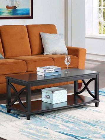 Florence Coffee Table with Shelf - Image 1 of 4