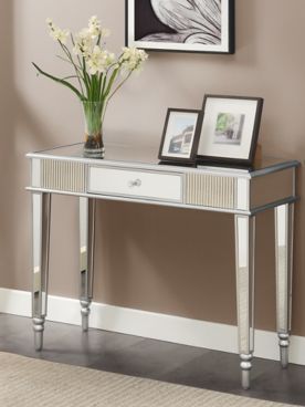 French Country Mirrored Desk/Console Table