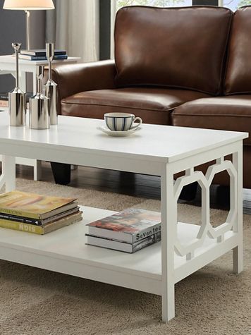 Omega Coffee Table with Shelf - Image 1 of 9