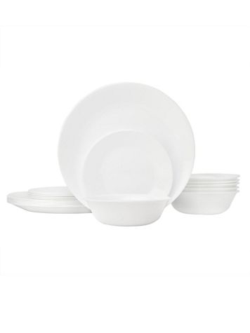 Corelle Livingware White Frost 18pc Round Dinnerware Set - Image 2 of 2