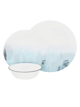 Corelle Boutique Tranquil Reflection 12 Pc Round Dinnerware Set 