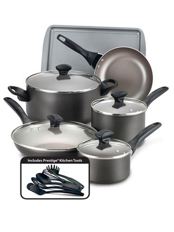 Farberware 15pc Dishwasher Safe Nonstick Cookware Set  - Image 1 of 1
