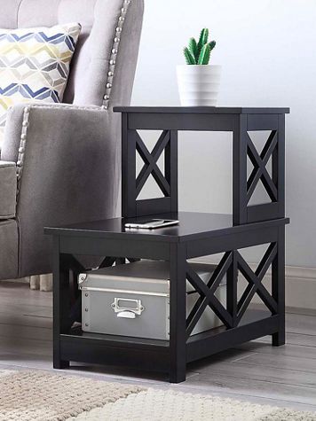 Oxford 2 Step Chairside End Table - Image 1 of 6