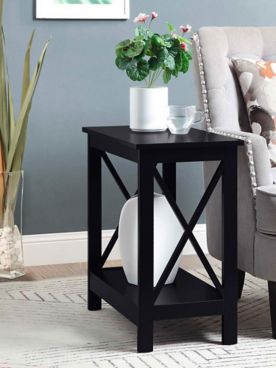 Oxford Chairside End Table with Shelf