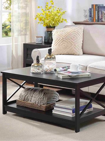 Oxford Coffee Table with Shelf - Image 1 of 14