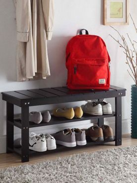 Oxford Utility Mudroom Bench with Shelves