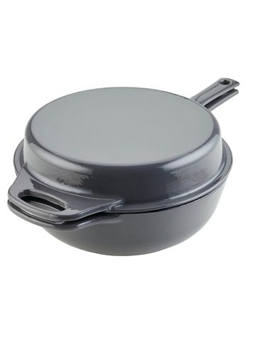 Rachael Ray 4qt Cast Iron Combo Dutch Oven w/ Skillet Lid  - Image 2 of 2