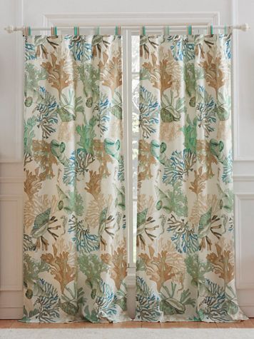 Atlantis Panel Pair with Tie Backs
