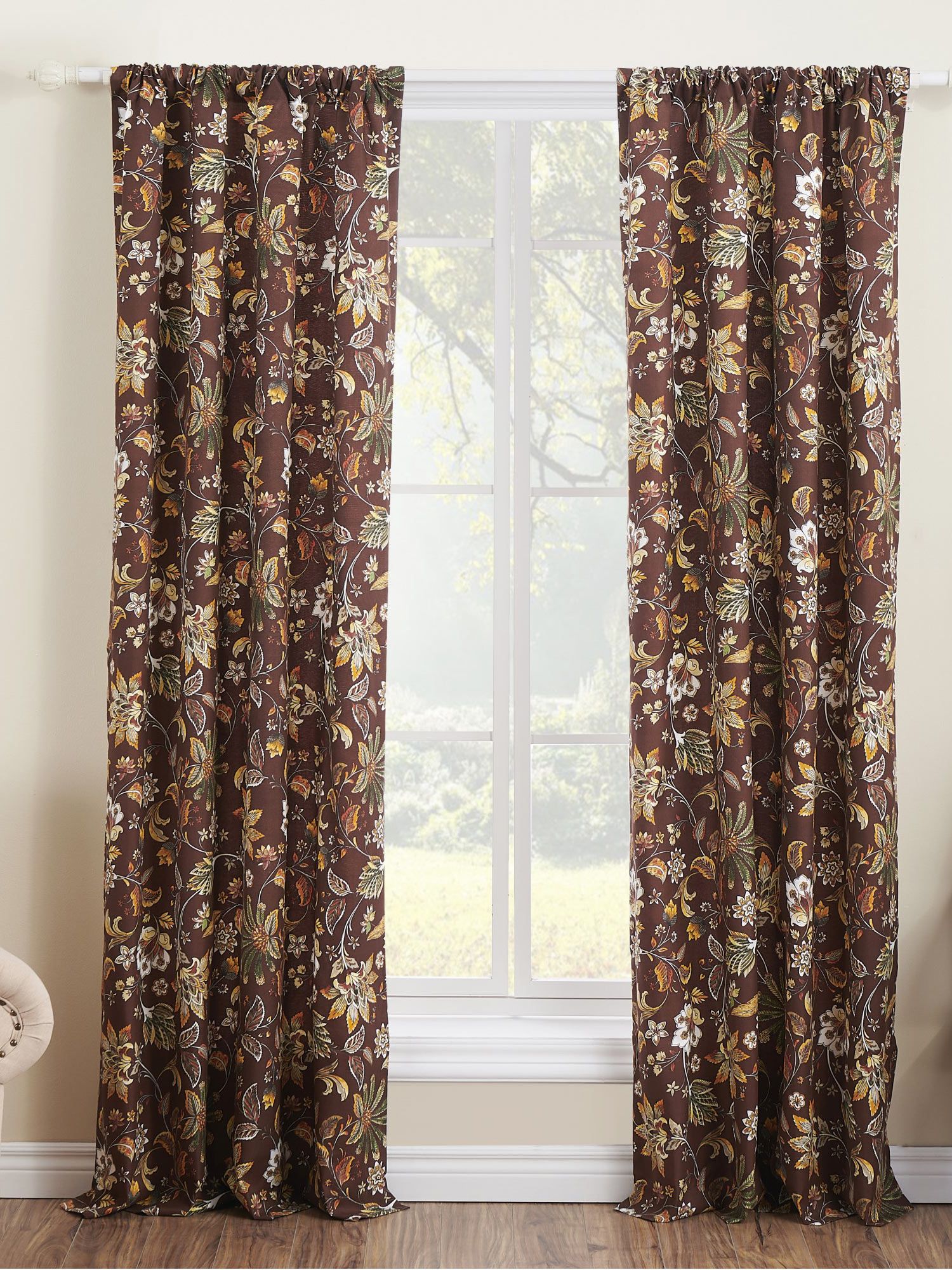 Audrey Panel Pair with Tie Backs