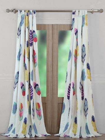 Dream Catcher Panel Pair with Tie Backs