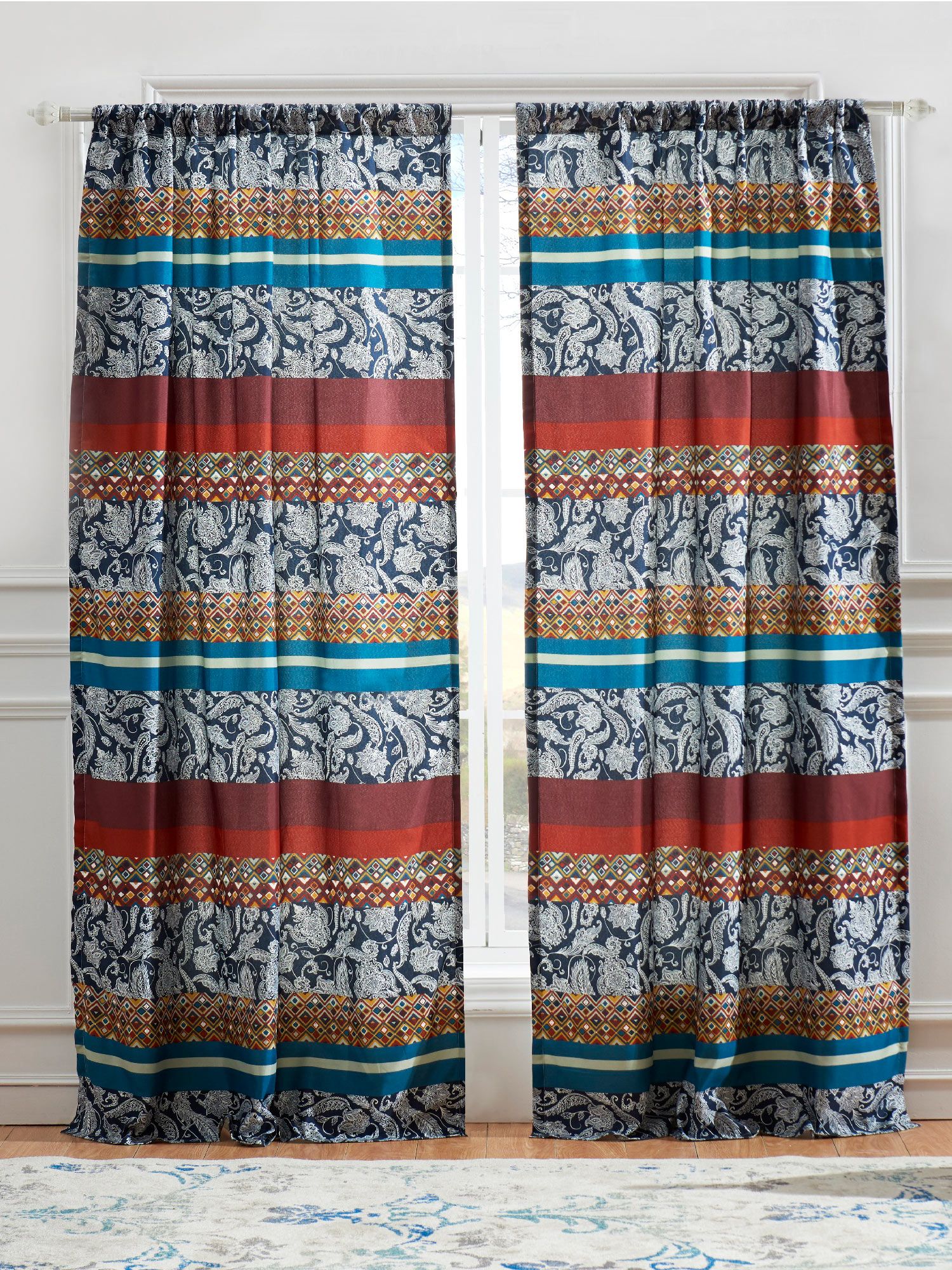 Vista Panel Pair with Tie Backs