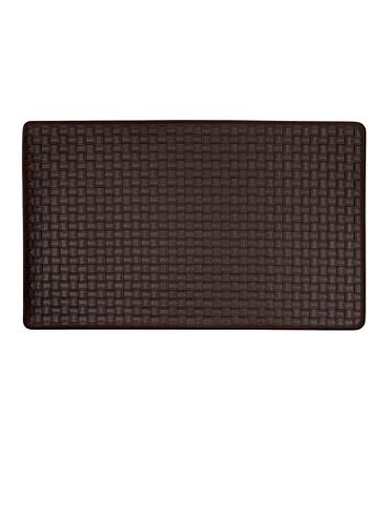 Woven-Embossed Faux Leather Anti Fatigue Mat - Image 1 of 5