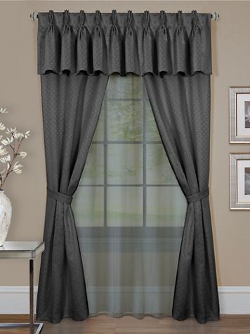 Claire 6Pc Window Curtain Set - Image 1 of 4