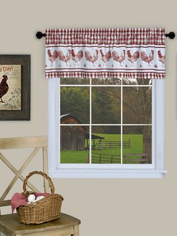 Barnyard Window Curtain Valance - Image 1 of 5