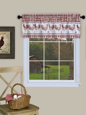 Barnyard Window Curtain Valance
