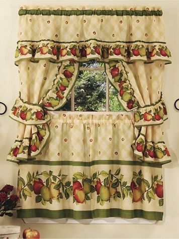 Cottage Window Curtain Set - Image 1 of 7