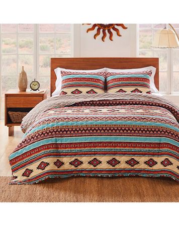 Greenland Home Fashions Red Rock Quilt Set - Image 3 of 3