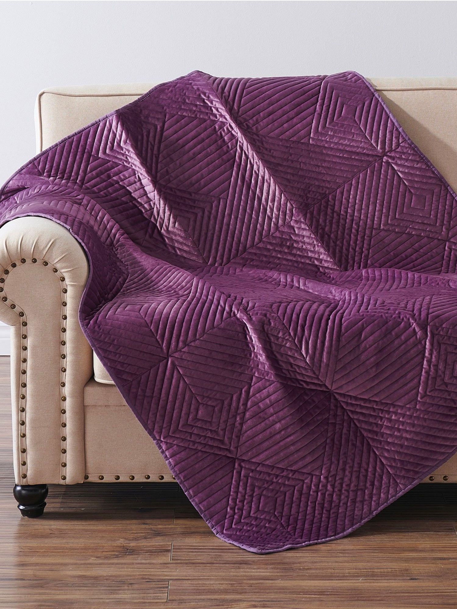 Greenland Home Fashions Riviera Velvet Throw Blanket