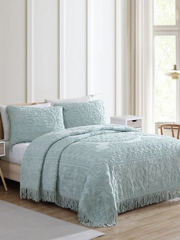 Medallion Chenille Bedspread - Image 1 of 11