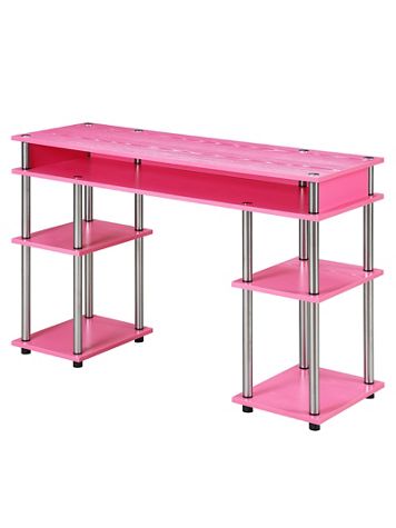 Designs2Go No Tools Student Desk with Shelves - Image 1 of 5
