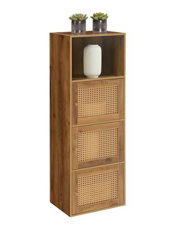 Xtra Storage Weave 3 Door Cabinet with Shelf - Image 1 of 2
