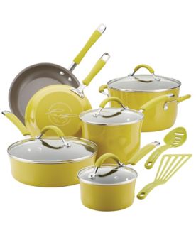 Rachael Ray - Cucina 12pc Porcelain Cookware Set