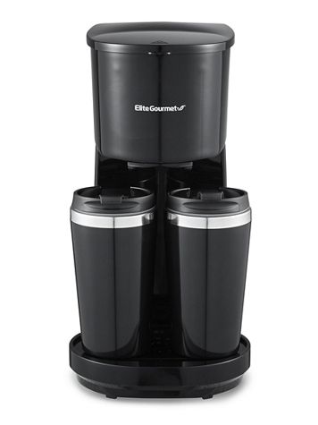 Elite - Dual Serve Coffeemaker w/ 2 Travel Mugs - Image 2 of 2
