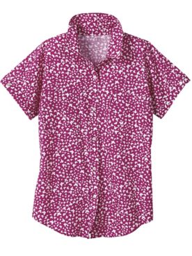 Haband Women’s Print Button Front Tunic 