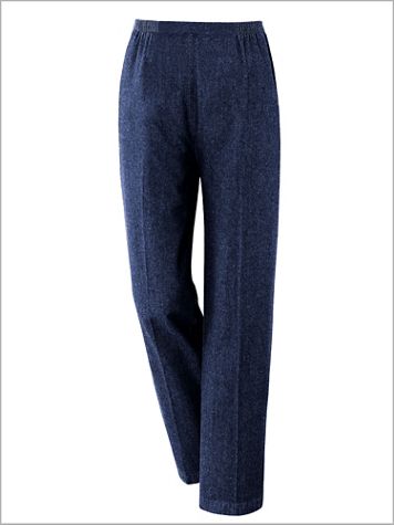Cotton Straight Leg Pull-On Denim Jeans - Image 1 of 1