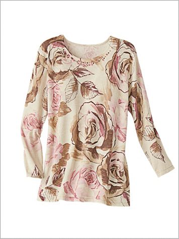 Rose Shimmer Sweater by Alfred Dunner - Image 1 of 1