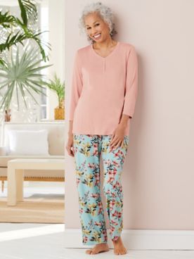 Blossoming Blooms Pajama Set
