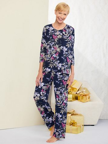 Floral Bouquet Pajama Set - Image 2 of 2