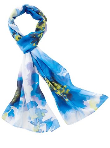 Dramatic Floral Scarf - Image 2 of 2