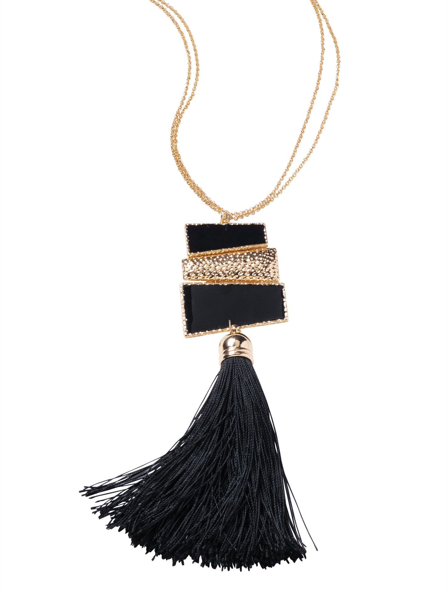 After Dark Tassel Necklace