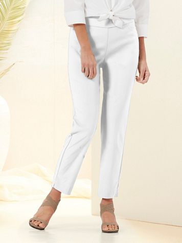 Slimtacular® Pull-On Ankle Pants - Image 1 of 5