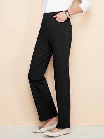 Slimtacular® Ponte Straight Leg Pull-On Pants - Image 8 of 9