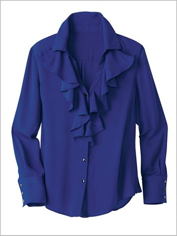 Ruffle Front Blouse - Image 1 of 1