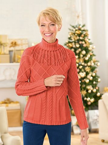 Comfort Cowl Long Sleeve Sweater - Image 1 of 2