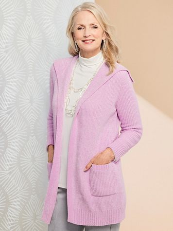 Chenille Sweater Cardigan - Image 1 of 3