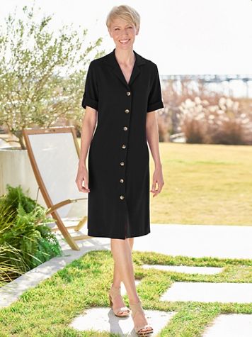 Essential Look-Of-Linen Dress - Image 2 of 3