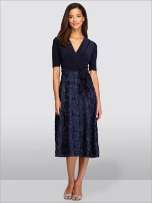 alex evenings tea length dresses