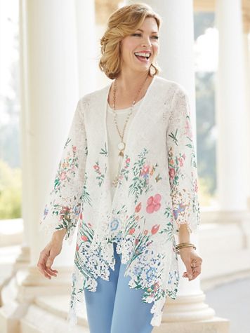 Blossoming Garden Lace Cascade Jacket - Image 1 of 1